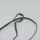 Christian Dior Honeycomb Canvas Shoulder Bag PVC White Gold Auth 122778-8