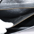 LOUIS VUITTON Epi Montaigne 23 Clutch Bag Black M52662 LV Auth 122785-11