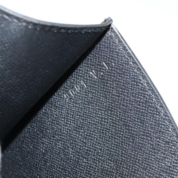 LOUIS VUITTON Epi Montaigne 23 Clutch Bag Black M52662 LV Auth 122785