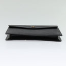 LOUIS VUITTON Epi Montaigne 23 Clutch Bag Black M52662 LV Auth 122785-6