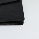 LOUIS VUITTON Epi Montaigne 23 Clutch Bag Black M52662 LV Auth 122785-14