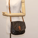 LOUIS VUITTON Monogram Saint Cloud GM Shoulder Bag M51242 LV Auth 122795-29
