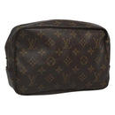 LOUIS VUITTON Monogram Trousse Toilette 23 Clutch Bag M47524 LV Auth 122797-1