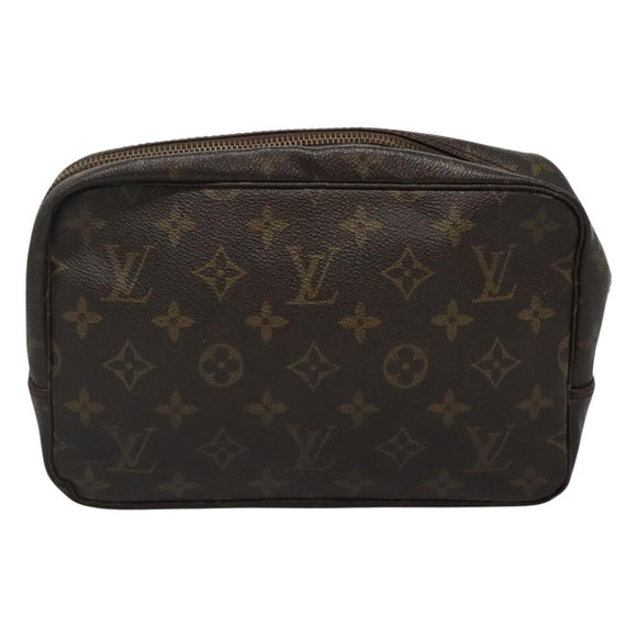 LOUIS VUITTON Monogram Trousse Toilette 23 Clutch Bag M47524 LV Auth 122797