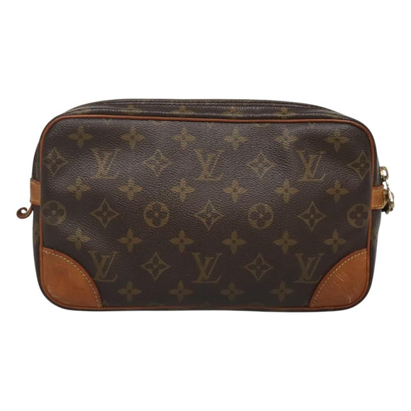 LOUIS VUITTON Monogram Marly Dragonne GM Clutch Bag M51825 LV Auth 122800