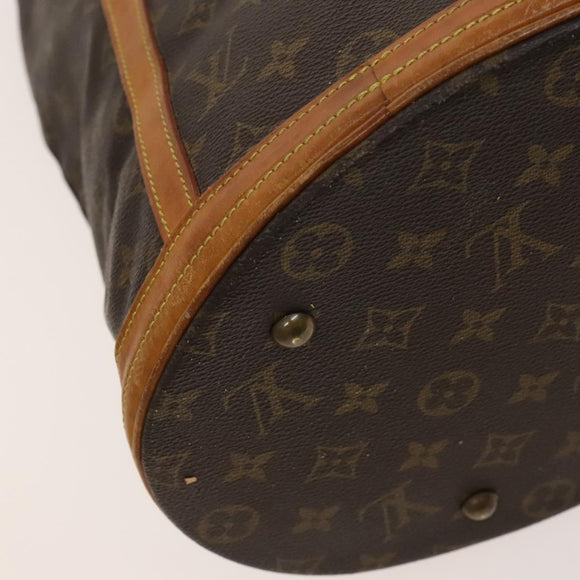 LOUIS VUITTON Monogram Bucket GM Shoulder Bag M42236 LV Auth 122806