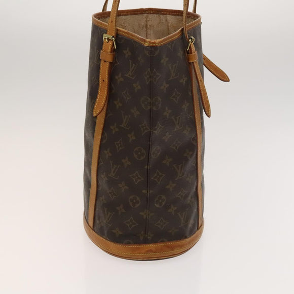 LOUIS VUITTON Monogram Bucket GM Shoulder Bag M42236 LV Auth 122806