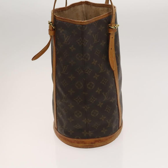 LOUIS VUITTON Monogram Bucket GM Shoulder Bag M42236 LV Auth 122806