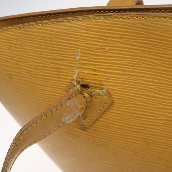 LOUIS VUITTON Epi Saint Jacques Hand Bag Yellow M52279 LV Auth 122838