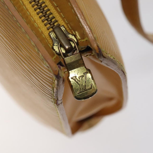 LOUIS VUITTON Epi Saint Jacques Hand Bag Yellow M52279 LV Auth 122838