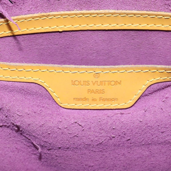 LOUIS VUITTON Epi Saint Jacques Hand Bag Yellow M52279 LV Auth 122838