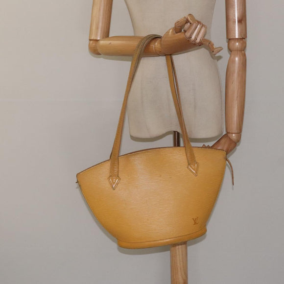 LOUIS VUITTON Epi Saint Jacques Hand Bag Yellow M52279 LV Auth 122838