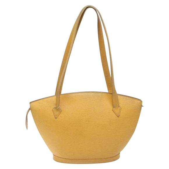 LOUIS VUITTON Epi Saint Jacques Hand Bag Yellow M52279 LV Auth 122838