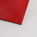 LOUIS VUITTON Epi Supreme Pochette Jules GM Bag Red White M67722 Auth 122842SM-16