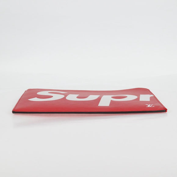 LOUIS VUITTON Epi Supreme Pochette Jules GM Bag Red White M67722 Auth 122842SM