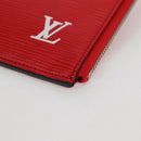LOUIS VUITTON Epi Supreme Pochette Jules GM Bag Red White M67722 Auth 122842SM-14