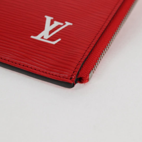 LOUIS VUITTON Epi Supreme Pochette Jules GM Bag Red White M67722 Auth 122842SM