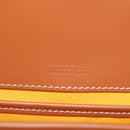 GOYARD Herringbone Belvedere PM Shoulder Bag PVC Black Silver Auth 122843M-11