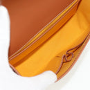 GOYARD Herringbone Belvedere PM Shoulder Bag PVC Black Silver Auth 122843M-10