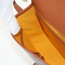 GOYARD Herringbone Belvedere PM Shoulder Bag PVC Black Silver Auth 122843M-21