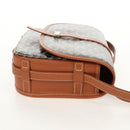 GOYARD Herringbone Belvedere PM Shoulder Bag PVC Black Silver Auth 122843M-4