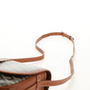 GOYARD Herringbone Belvedere PM Shoulder Bag PVC Black Silver Auth 122843M-9