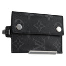 LOUIS VUITTON Monogram Eclipse Porte Cartes On Strap M83155 LV Auth 122851-1