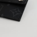 LOUIS VUITTON Monogram Eclipse Porte Cartes On Strap M83155 LV Auth 122851-16