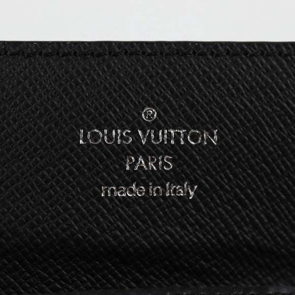 LOUIS VUITTON Monogram Eclipse Porte Cartes On Strap M83155 LV Auth 122851