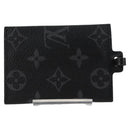 LOUIS VUITTON Monogram Eclipse Porte Cartes On Strap M83155 LV Auth 122851-2