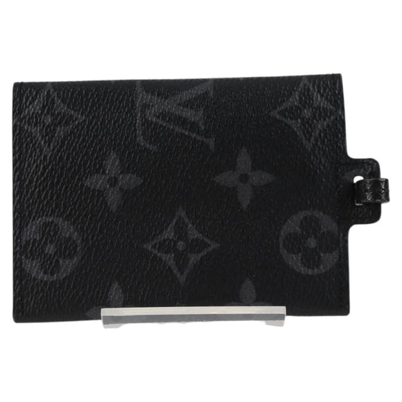 LOUIS VUITTON Monogram Eclipse Porte Cartes On Strap M83155 LV Auth 122851