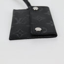 LOUIS VUITTON Monogram Eclipse Porte Cartes On Strap M83155 LV Auth 122851-3