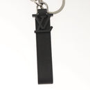 LOUIS VUITTON Dragon Nua Erogram Key Ring Leather Black M01194 LV Auth 122857-2