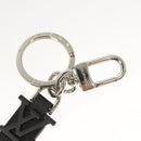 LOUIS VUITTON Dragon Nua Erogram Key Ring Leather Black M01194 LV Auth 122857-4