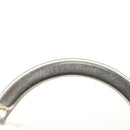 LOUIS VUITTON Dragon Nua Erogram Key Ring Leather Black M01194 LV Auth 122857-6