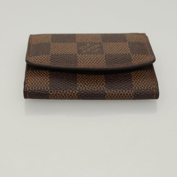 LOUIS VUITTON Damier Ebene Cuff Case M64681 LV Auth 122866