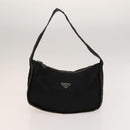 PRADA Shoulder Bag Nylon 2Set Black Green Auth 122870-10