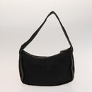 PRADA Shoulder Bag Nylon 2Set Black Green Auth 122870-11