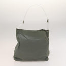 PRADA Shoulder Bag Nylon 2Set Black Green Auth 122870-2