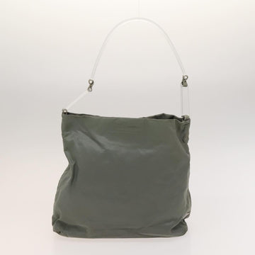 PRADA Shoulder Bag Nylon 2Set Black Green Auth 122870 - 0