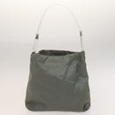 PRADA Shoulder Bag Nylon 2Set Black Green Auth 122870-3