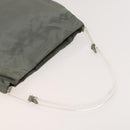 PRADA Shoulder Bag Nylon 2Set Black Green Auth 122870-5