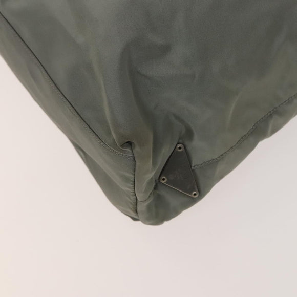 PRADA Shoulder Bag Nylon 2Set Black Green Auth 122870