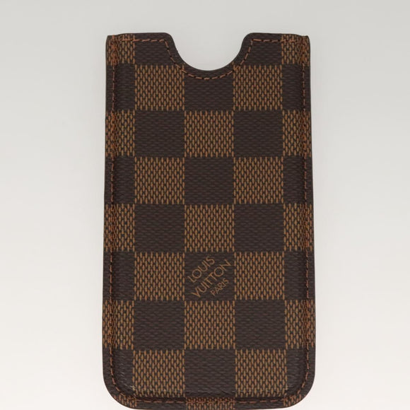 LOUIS VUITTON Damier Ebene Monogram Damier Azur iPhone Case 3 Set LV Auth 122874