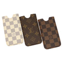 LOUIS VUITTON Damier Ebene Monogram Damier Azur iPhone Case 3 Set LV Auth 122874-1