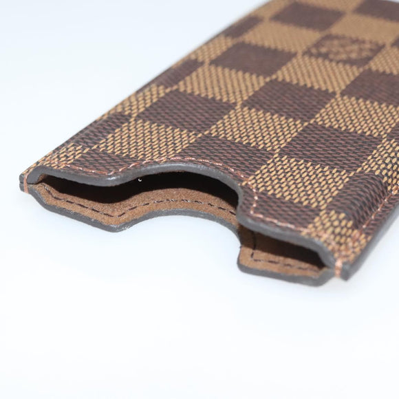 LOUIS VUITTON Damier Ebene Monogram Damier Azur iPhone Hülle 3er Set LV Auth 122874