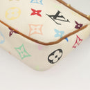 LOUIS VUITTON Multicolor Pochette Accessoires Pouch White M92649 LV Auth 122878-16