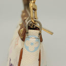 LOUIS VUITTON Multicolor Pochette Accessoires Pouch White M92649 LV Auth 122878-8