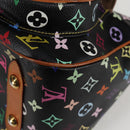 LOUIS VUITTON Monogram Multicolor Rita Tote Bag Black M40126 LV Auth 122880-16