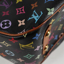 LOUIS VUITTON Monogram Multicolor Rita Tote Bag Black M40126 LV Auth 122880-17